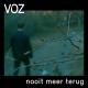 Nooit meer terug Cover