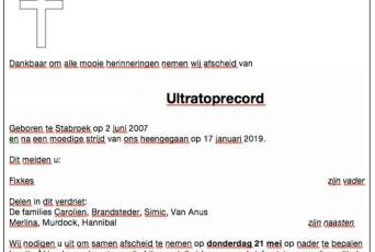Voor altijd bij ons